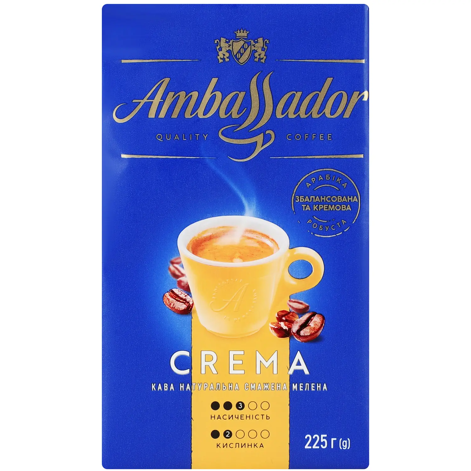 Кава менена Ambassador Crema 225г